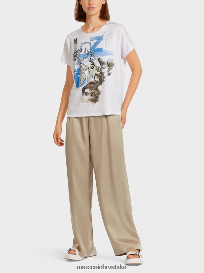 plavetnilo Marc Cain pamučni gornji dio kimona odjeća 4D66P41416