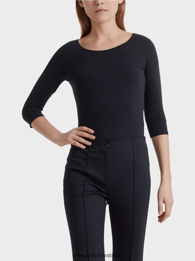 ponoćno plava Marc Cain izuzetno nježna košulja dugih rukava odjeća 4D66P41471