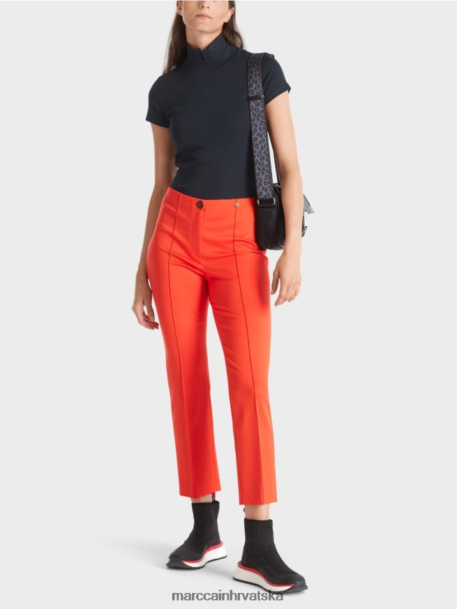 ponoćno plava Marc Cain majica s visokim ovratnikom odjeća 4D66P41346