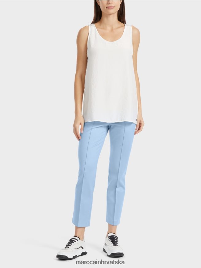 prljavo bijela Marc Cain lagani top bez rukava odjeća 4D66P41344