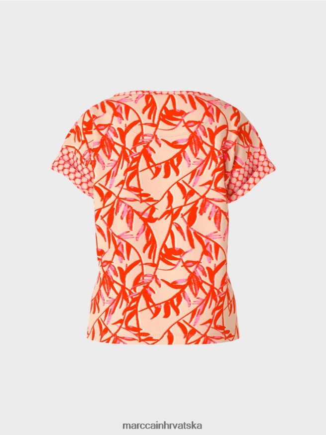 svijetli ten Marc Cain majica s mješavinom uzoraka odjeća 4D66P41423