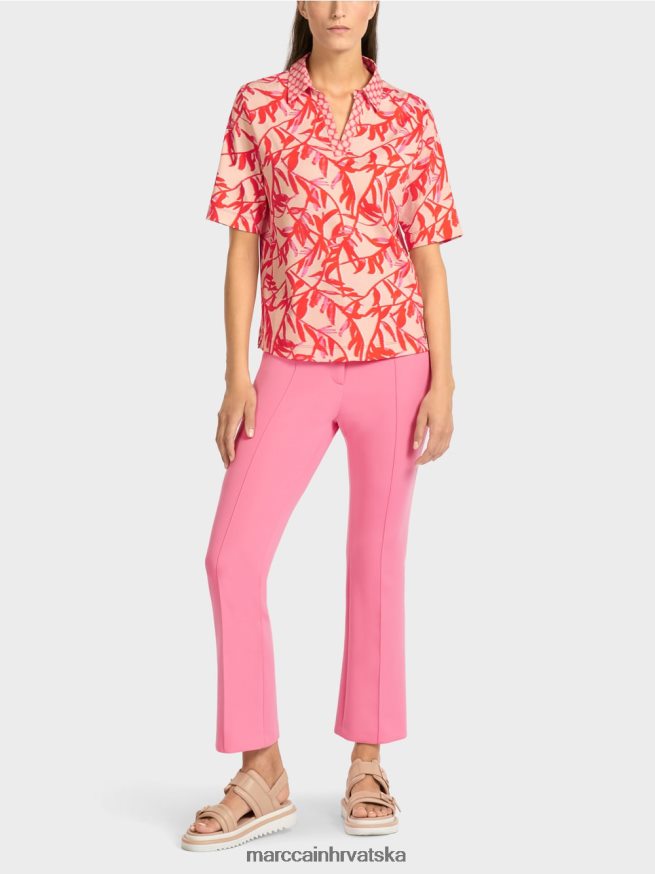 svijetli ten Marc Cain polo majica s mješavinom uzoraka odjeća 4D66P41421