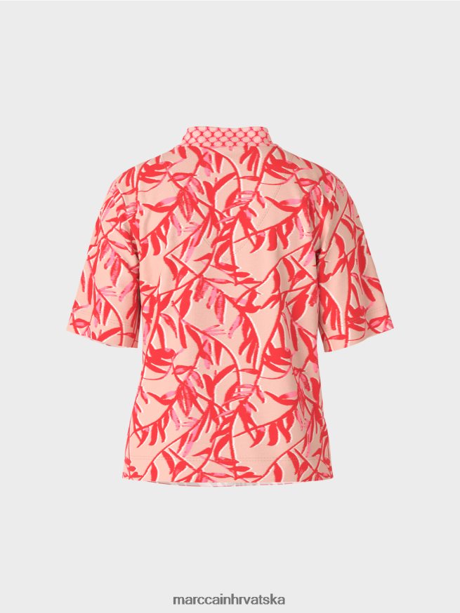 svijetli ten Marc Cain polo majica s mješavinom uzoraka odjeća 4D66P41421