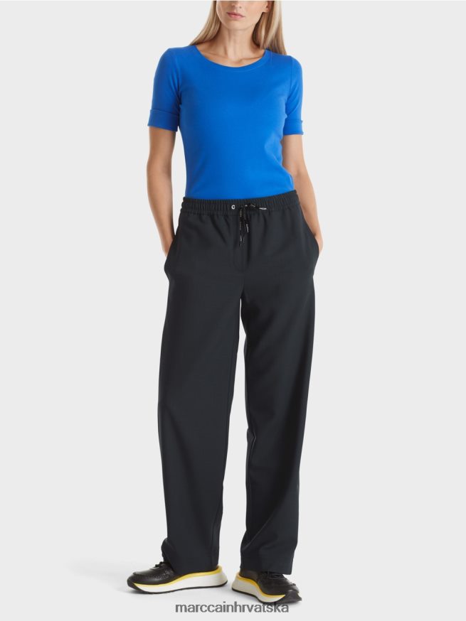 svijetlo kraljevsko plava Marc Cain obična majica s 3/4 rukavima odjeća 4D66P41233