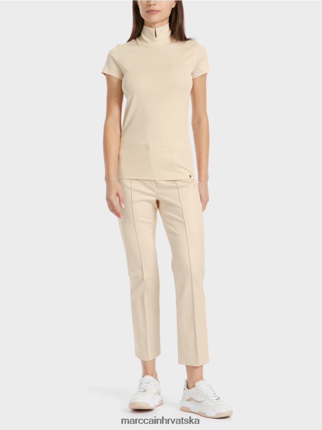 tamna krema Marc Cain majica s visokim ovratnikom odjeća 4D66P41329