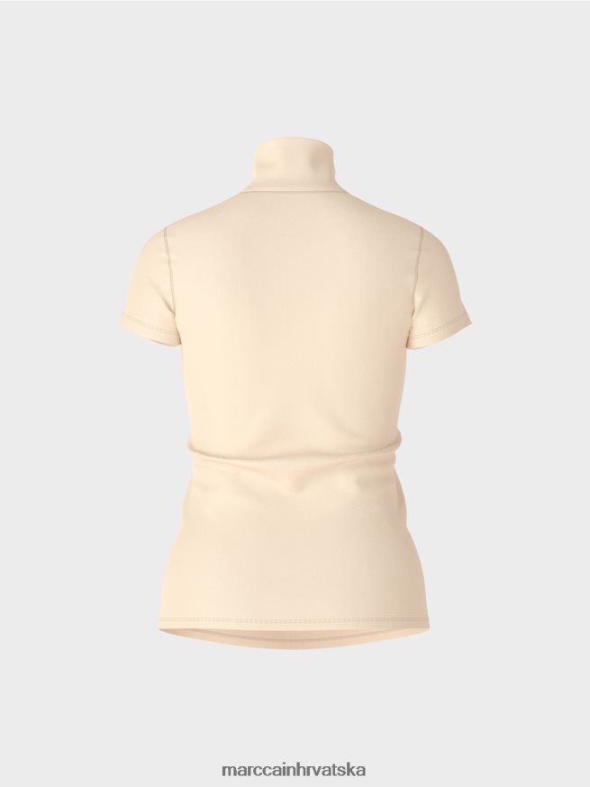 tamna krema Marc Cain majica s visokim ovratnikom odjeća 4D66P41329