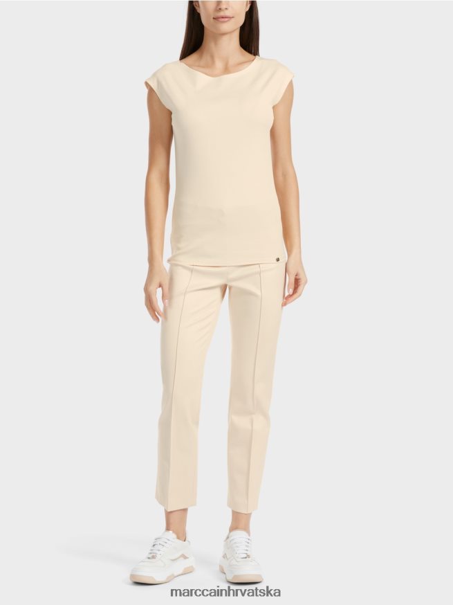 tamna krema Marc Cain majica uz tijelo odjeća 4D66P41338