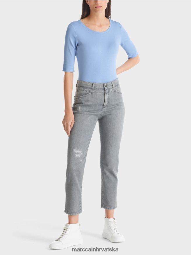 tamno ljetno nebo Marc Cain majica kratkih rukava s 3/4 rukavima odjeća 4D66P41335