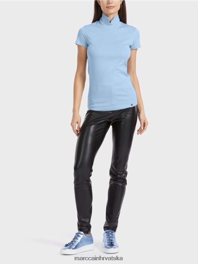 tamno ljetno nebo Marc Cain majica s visokim ovratnikom odjeća 4D66P41334