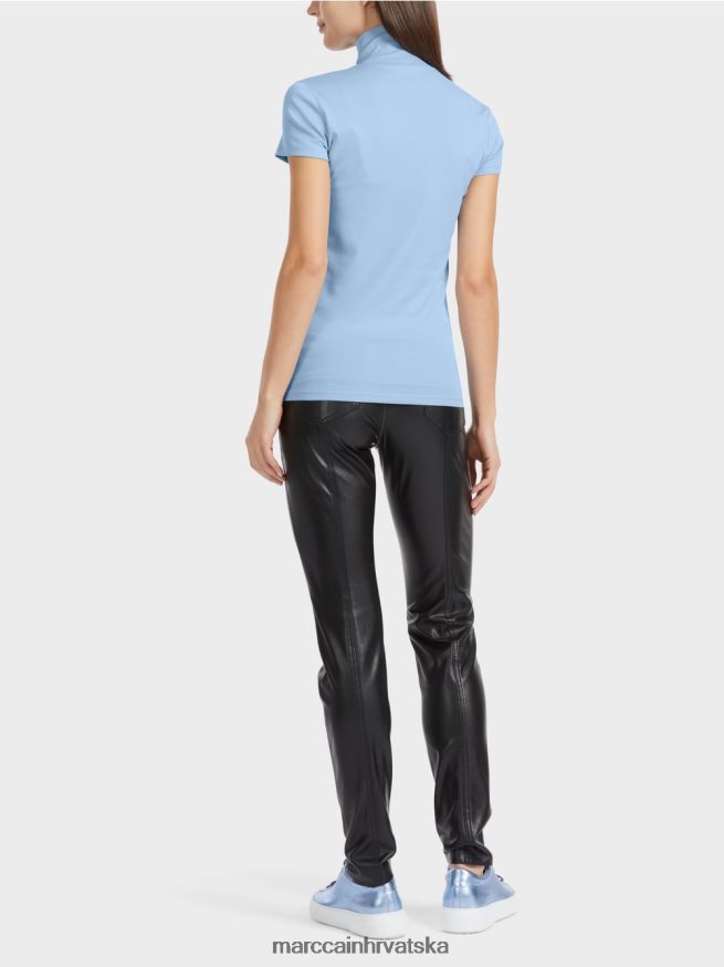 tamno ljetno nebo Marc Cain majica s visokim ovratnikom odjeća 4D66P41334