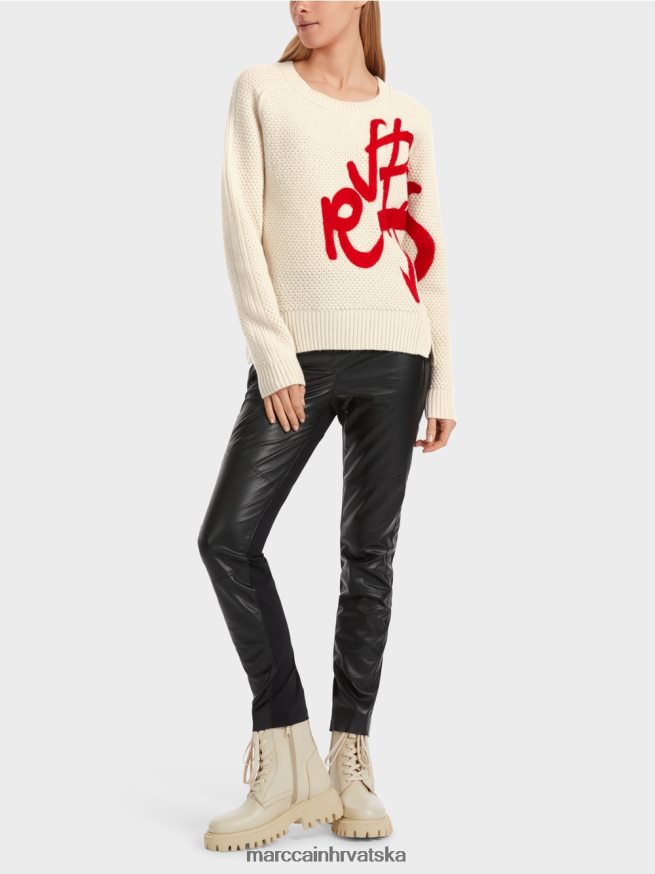 bademovo mlijeko Marc Cain "rethink together" pleteni pulover odjeća 4D66P41043