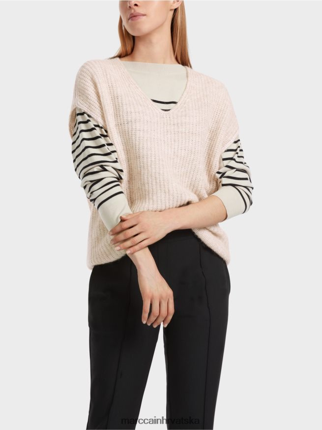 bademovo mlijeko Marc Cain slipover 100 % proizvedeno u njemačkoj odjeća 4D66P41053