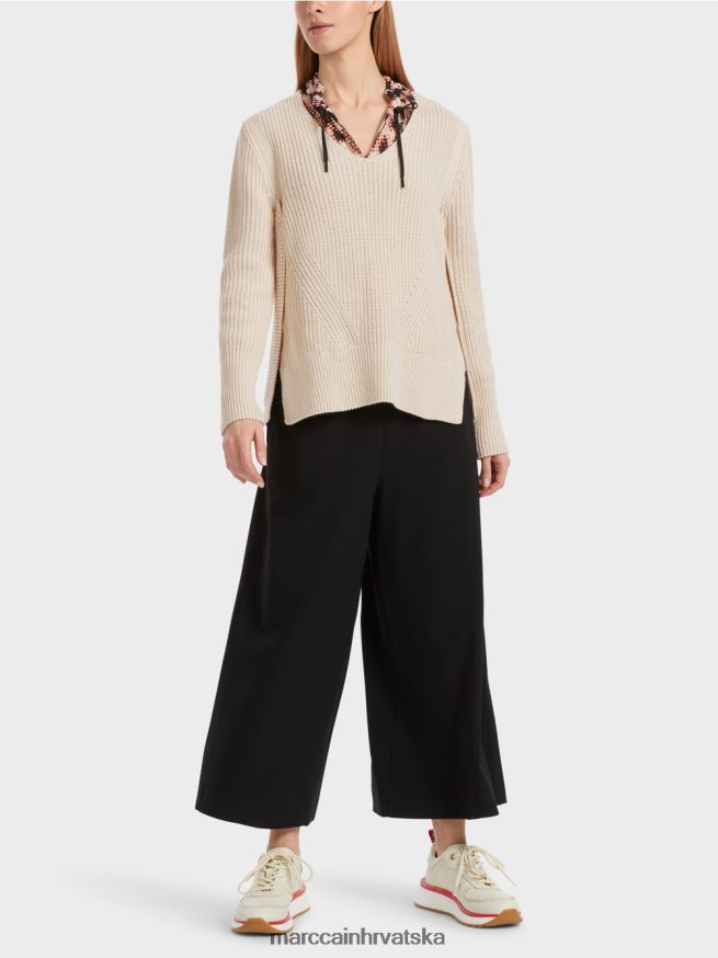 bademovo mlijeko Marc Cain vuneni džemper pleten u Njemačkoj odjeća 4D66P41046