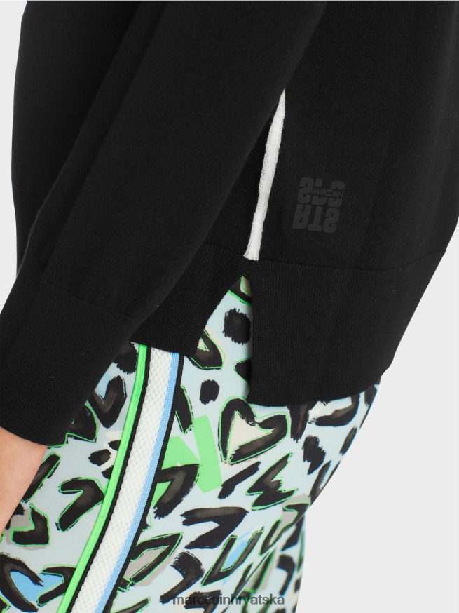 crno Marc Cain fino pleteni džemper 