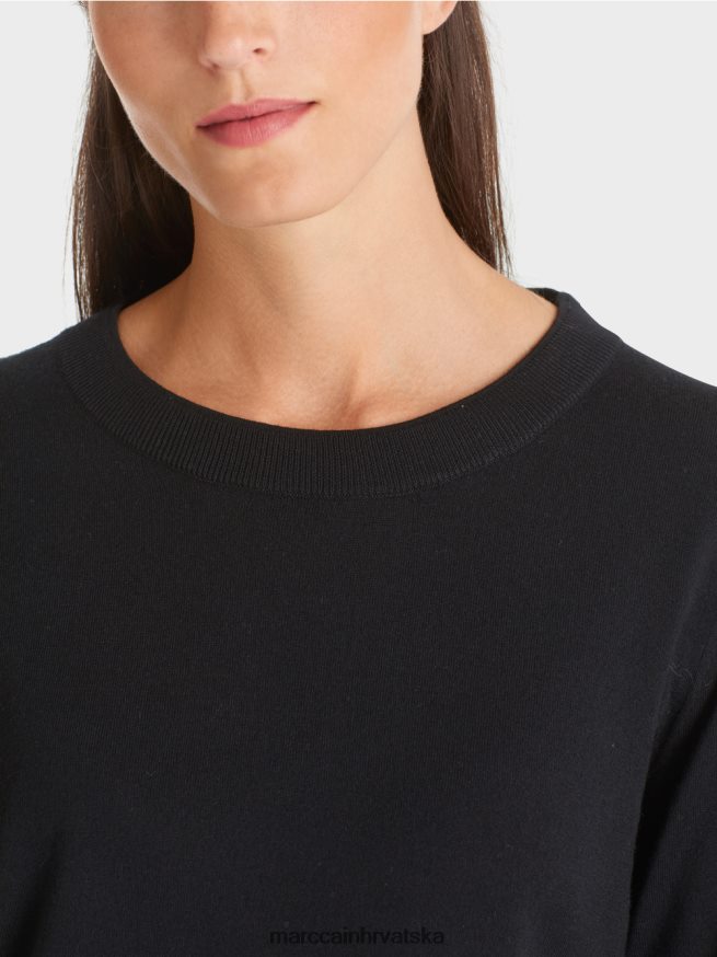 crno Marc Cain fino pleteni džemper 