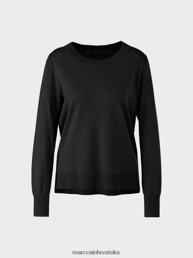 crno Marc Cain fino pleteni džemper 