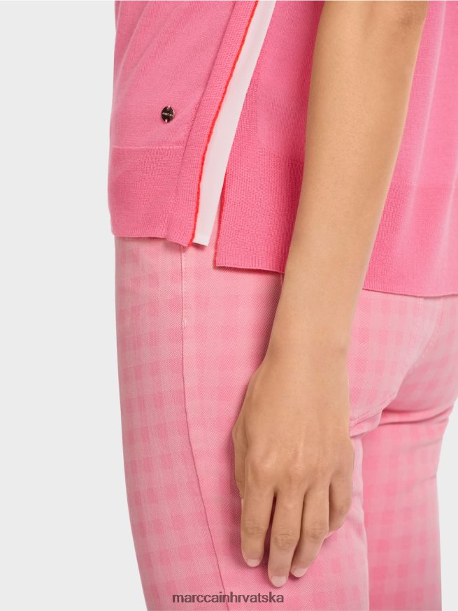 jarko ružičasta Marc Cain vrhunski pleteni gornji dio odjeća 4D66P41169