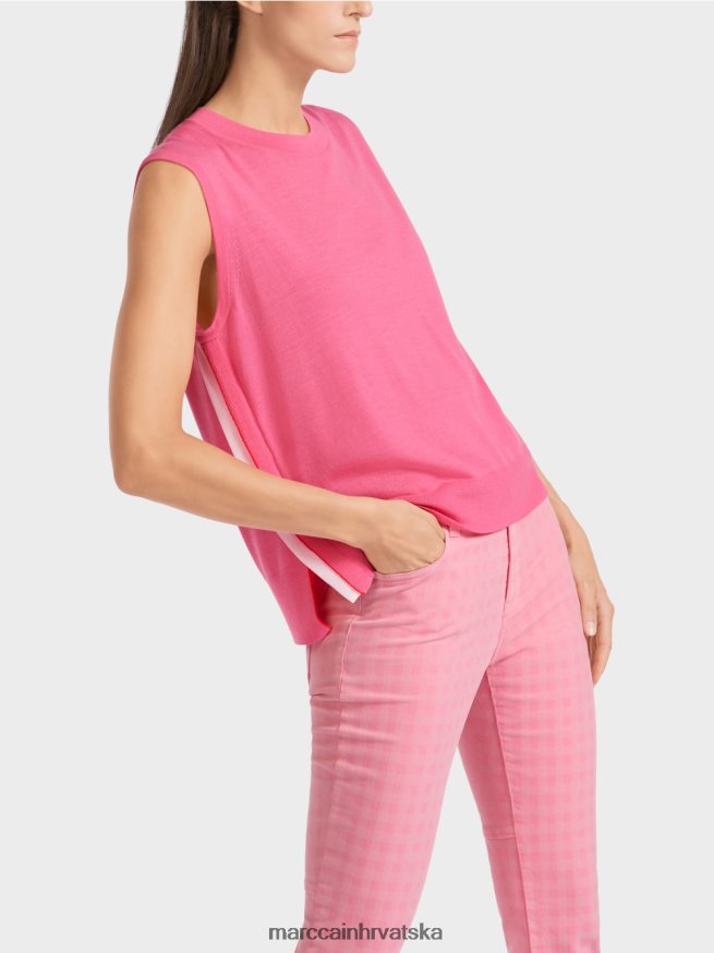 jarko ružičasta Marc Cain vrhunski pleteni gornji dio odjeća 4D66P41169