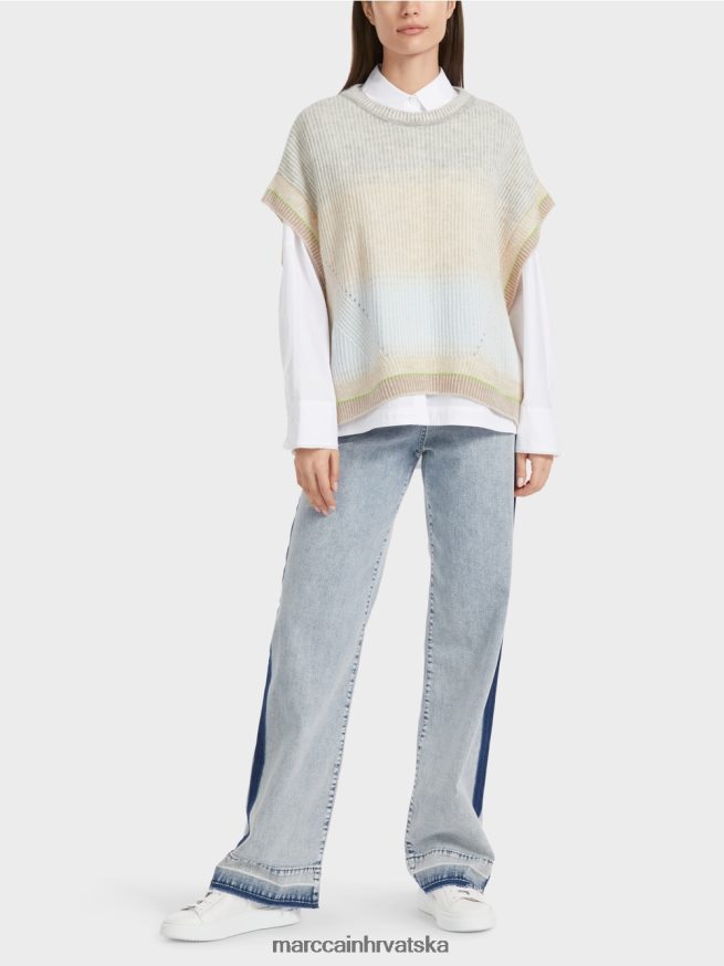 meka puderasto plava Marc Cain majica bez rukava pletena u njemačkoj odjeća 4D66P41100