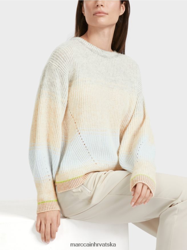 meka puderasto plava Marc Cain pulover - pleten u njemačkoj odjeća 4D66P41099