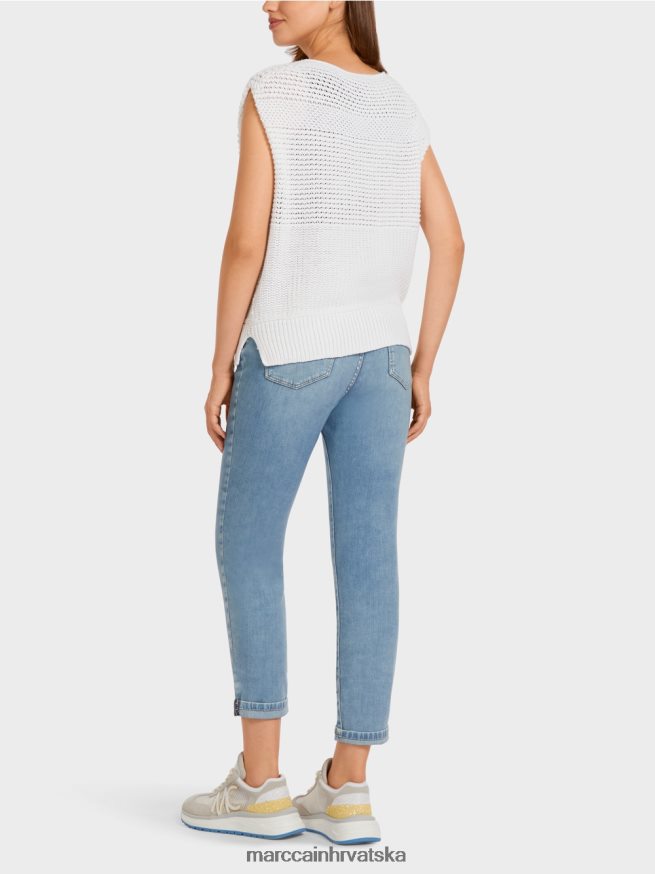 prljavo bijela Marc Cain slipover 100% proizvedeno u njemačkoj odjeća 4D66P41164