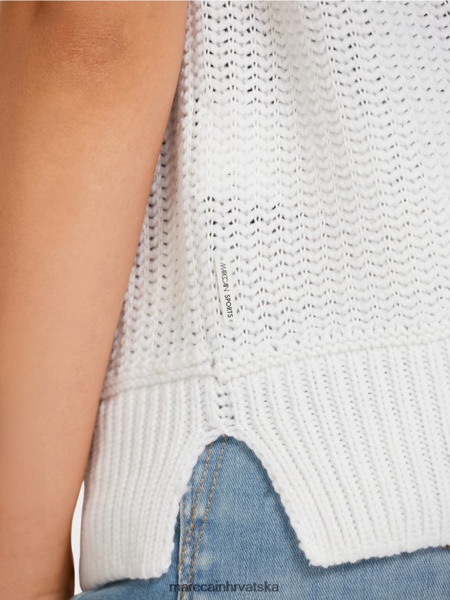 prljavo bijela Marc Cain slipover 100% proizvedeno u njemačkoj odjeća 4D66P41164