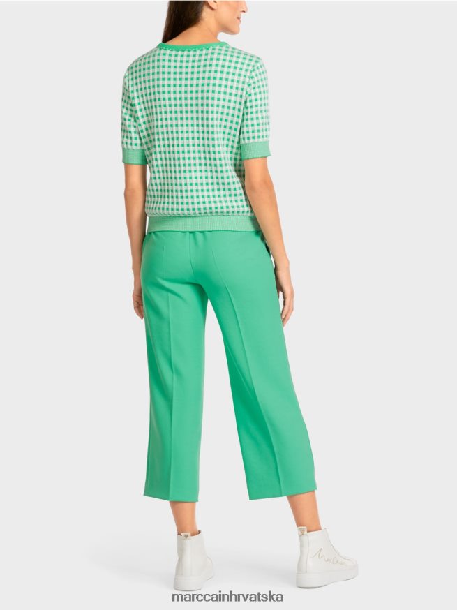 svijetli žad Marc Cain vichy karirani džemper 