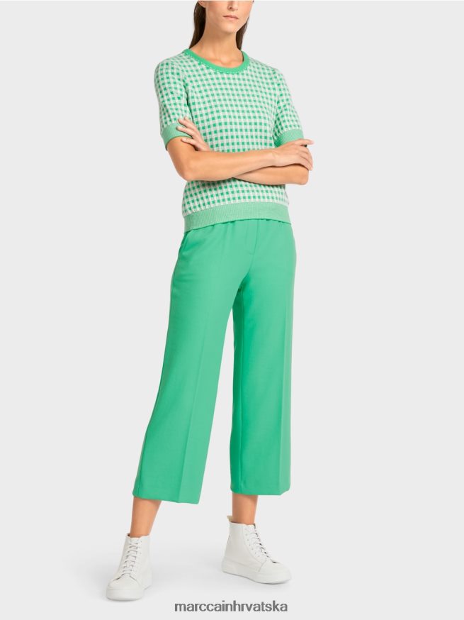 svijetli žad Marc Cain vichy karirani džemper 