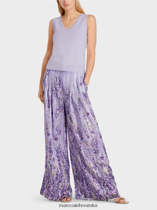 svijetli lila Marc Cain pleteni gornji dio od viskoze odjeća 4D66P41153