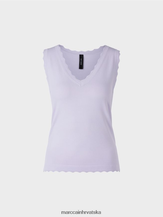 svijetli lila Marc Cain pleteni gornji dio od viskoze odjeća 4D66P41153