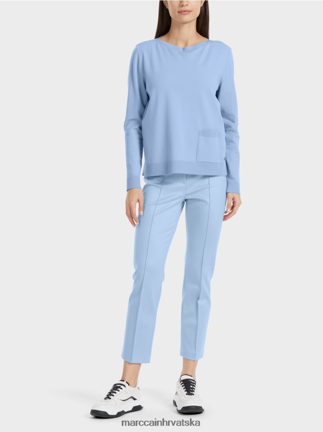 tamno ljetno nebo Marc Cain džemper "promislimo zajedno". odjeća 4D66P41069