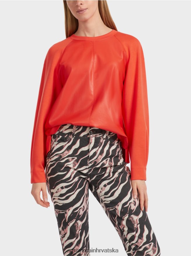 kampari Marc Cain raglan majica s mješavinom materijala odjeća 4D66P41223