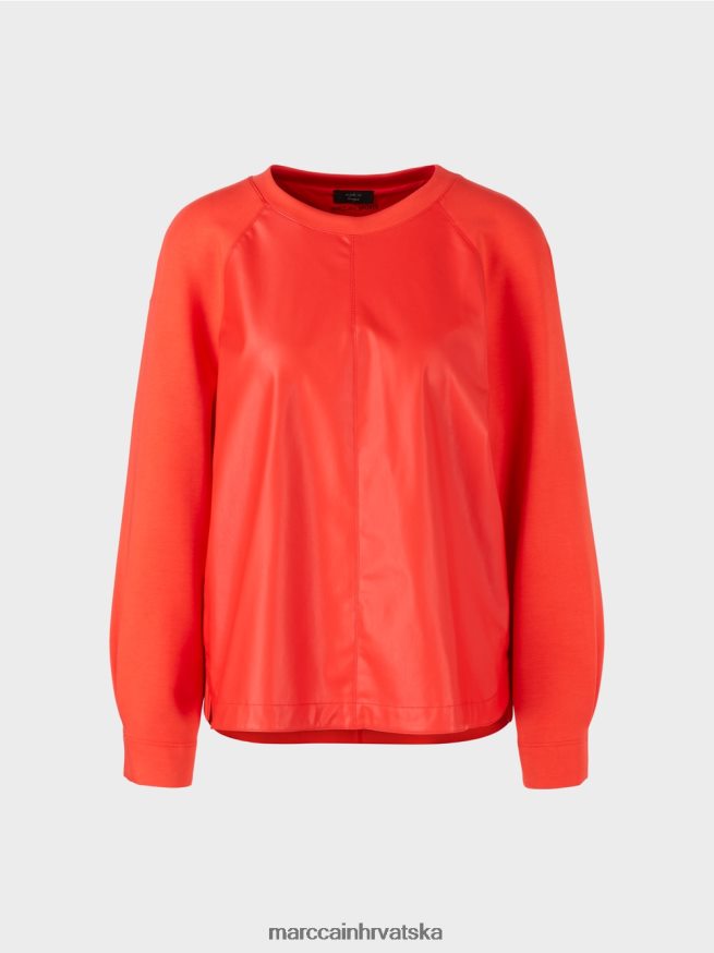 kampari Marc Cain raglan majica s mješavinom materijala odjeća 4D66P41223