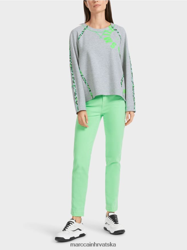 srebrno siva Marc Cain trenirka s efektima šavova odjeća 4D66P41224