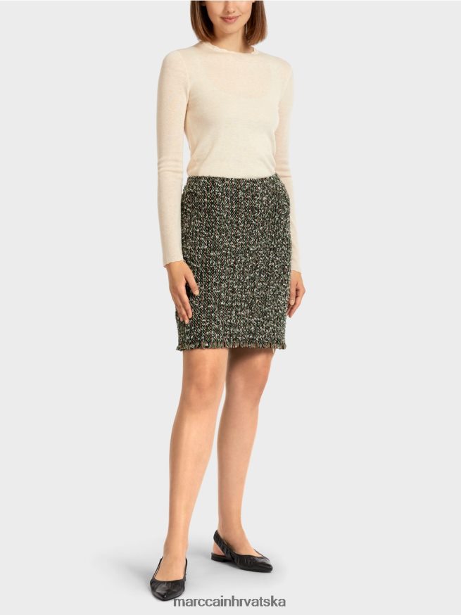 crno Marc Cain mini suknja "pletena u njemačkoj" odjeća 4D66P4510