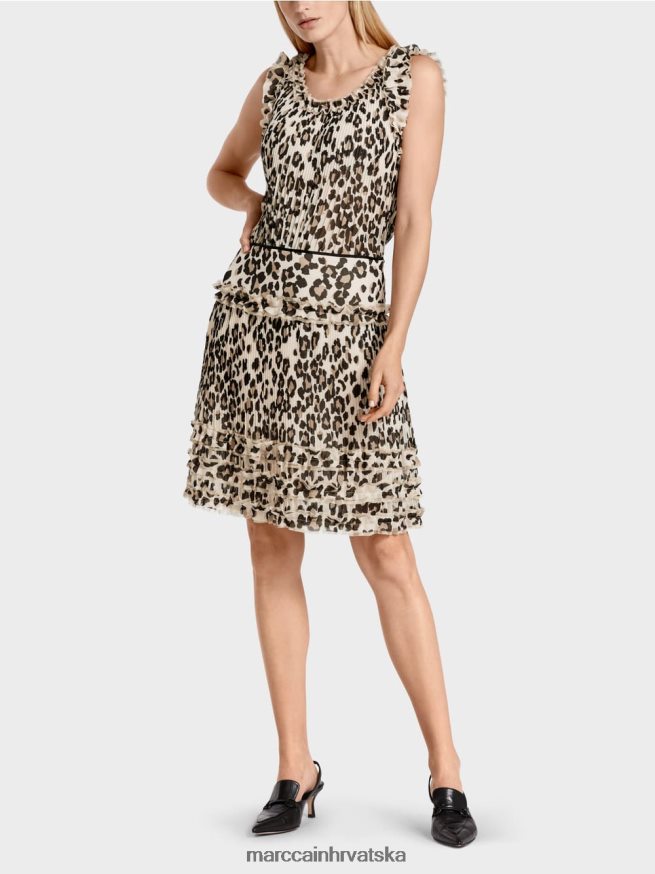 crno Marc Cain mini suknja s naborima odjeća 4D66P4488