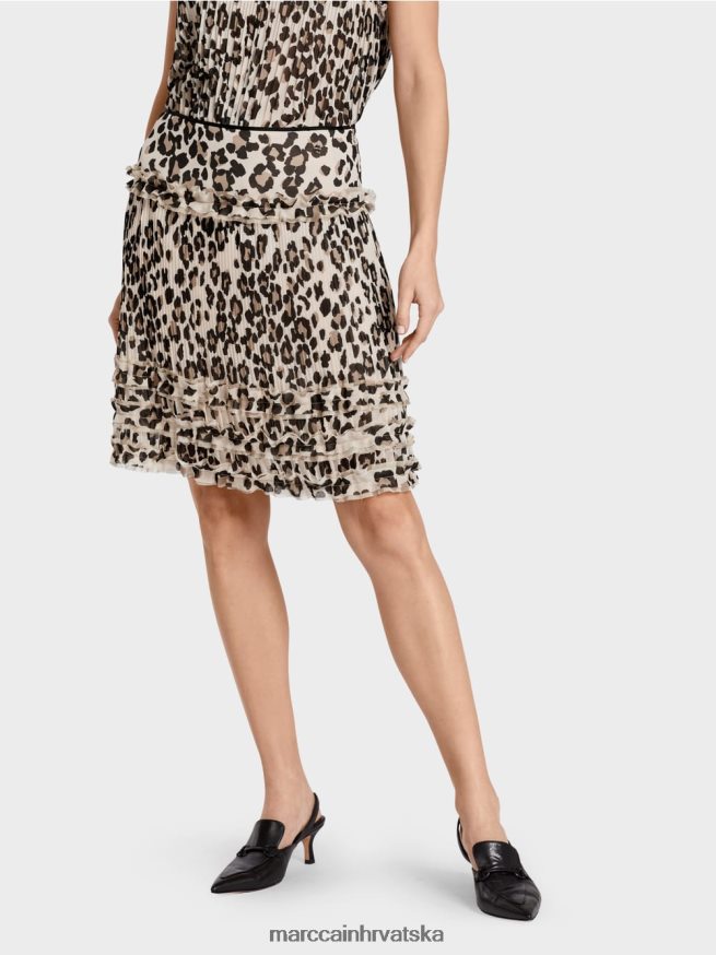 crno Marc Cain mini suknja s naborima odjeća 4D66P4488