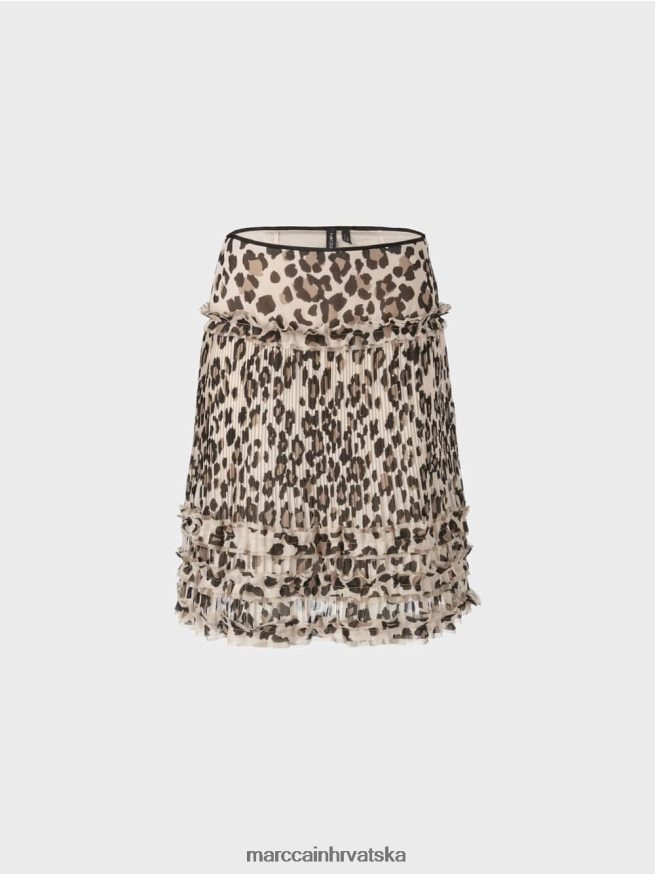 crno Marc Cain mini suknja s naborima odjeća 4D66P4488