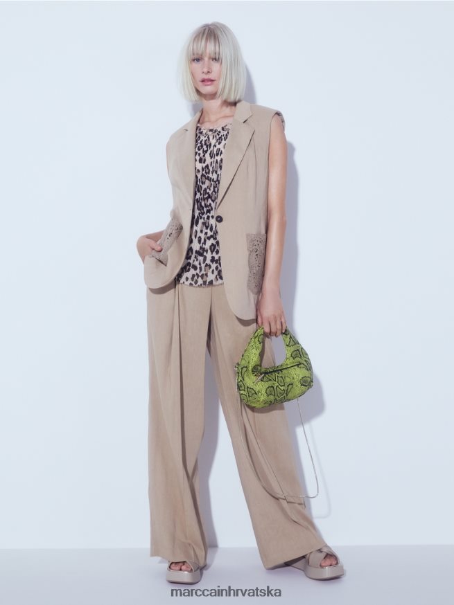 crno Marc Cain mini suknja s naborima odjeća 4D66P4488