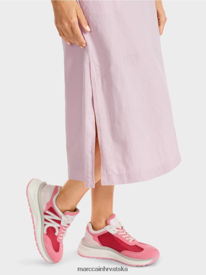 svijetla boja lavande Marc Cain suknja koja se širi odjeća 4D66P4489