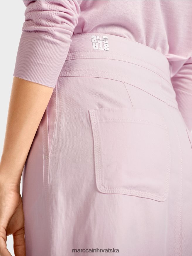 svijetla boja lavande Marc Cain suknja koja se širi odjeća 4D66P4489