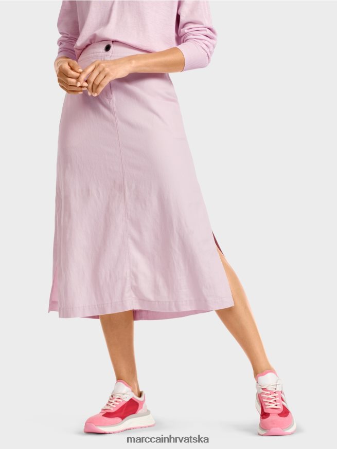 svijetla boja lavande Marc Cain suknja koja se širi odjeća 4D66P4489