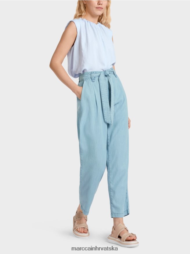 beba plava Marc Cain welleri "rethink together" traperice odjeća 4D66P4799