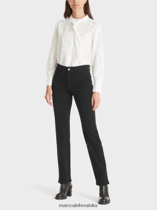 crno Marc Cain fyli "promislimo zajedno" traperice odjeća 4D66P4772