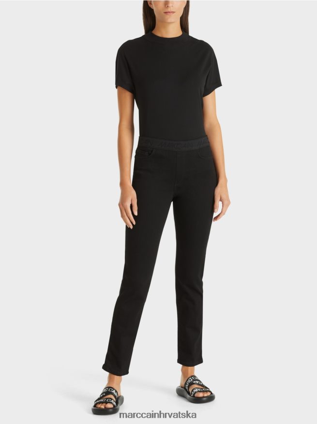 crno Marc Cain siena "rethink together" traperice odjeća 4D66P4816