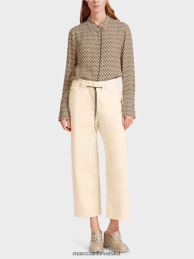 krema Marc Cain "rethink together" traperice s pet džepova odjeća 4D66P4792