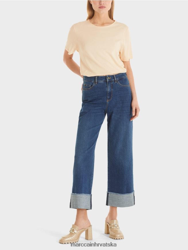 plavi traper Marc Cain "rethink together" traperice fes odjeća 4D66P4826