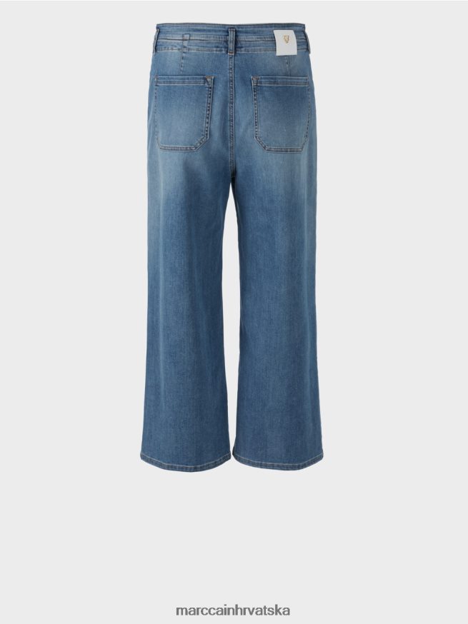 plavi traper Marc Cain wylie traperice s vezom odjeća 4D66P4787