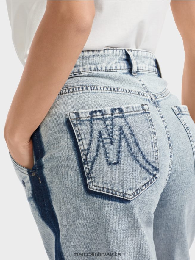 svijetli traper Marc Cain traper traperice wigan s diy efektom odjeća 4D66P4761