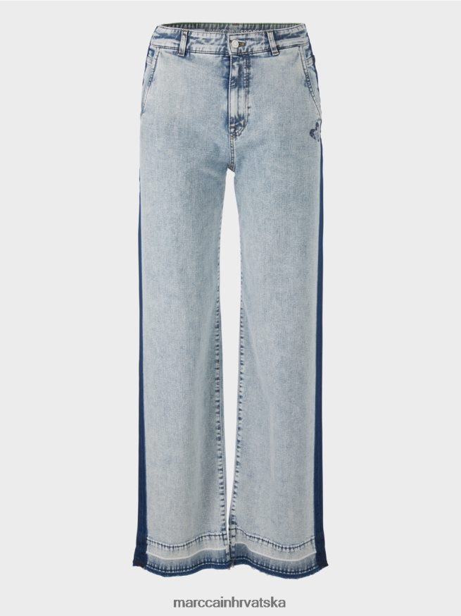 svijetli traper Marc Cain traper traperice wigan s diy efektom odjeća 4D66P4761